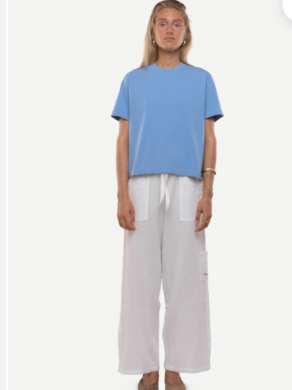 DEMOSSA BLISS WHITE PANTS